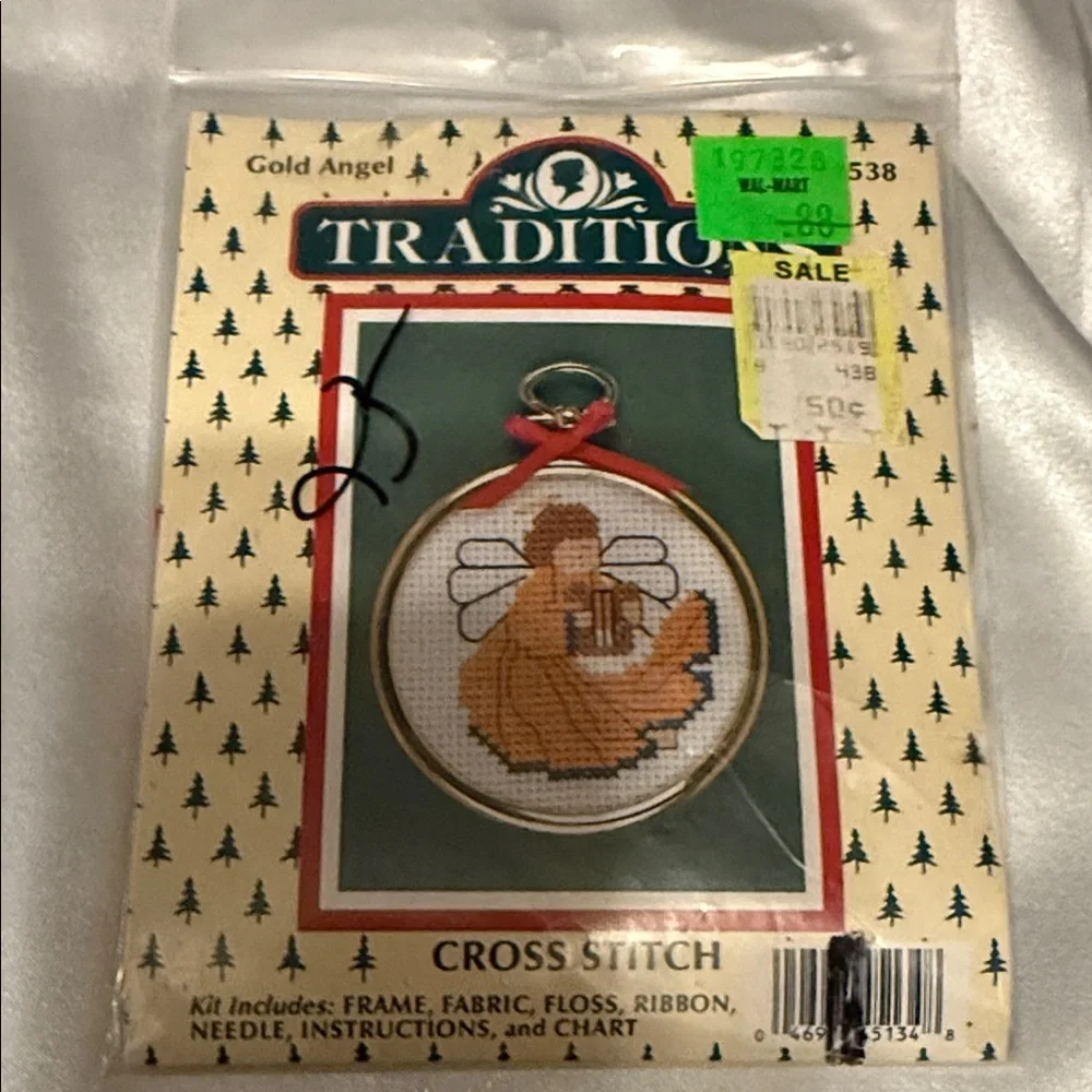 4 Vintage Cross Stitch Kits Set with Various Designs - Picture 6 of 6